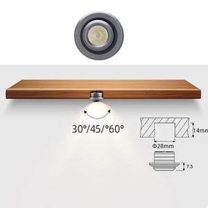 Mini Modern Recessed Spotlight LED <strong>under</strong> <strong>Cabinet</strong> <strong>Light</strong> for Kitchen Jewelry Display <strong>Cabinet</strong> Eyeball Style - Product Image 6