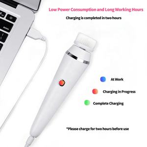 Máquina Eléctrica de belleza <span class=keywords><strong>Facial</strong></span> sónica 4 en 1, Kit de Spa de masaje <span class=keywords><strong>Facial</strong></span>, exfoliante, impermeable, cepillo de limpieza <span class=keywords><strong>Facial</strong></span> con Base - Product Image 5