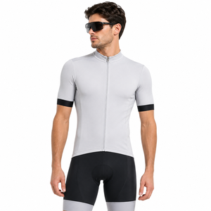 Conjunto de Jersey de Ciclismo Personalizado de Manga Corta, Sublimación en Blanco para Logotipo, Absorbe la Humedad, Uniforme de Ciclismo de Carretera para Verano - Product Image 2