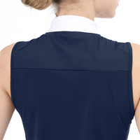 Couche de base équestre à fermeture éclair personnalisée en usine femmes respirant séchage rapide compétition de courses de chevaux chemises de spectacle vêtements de sport