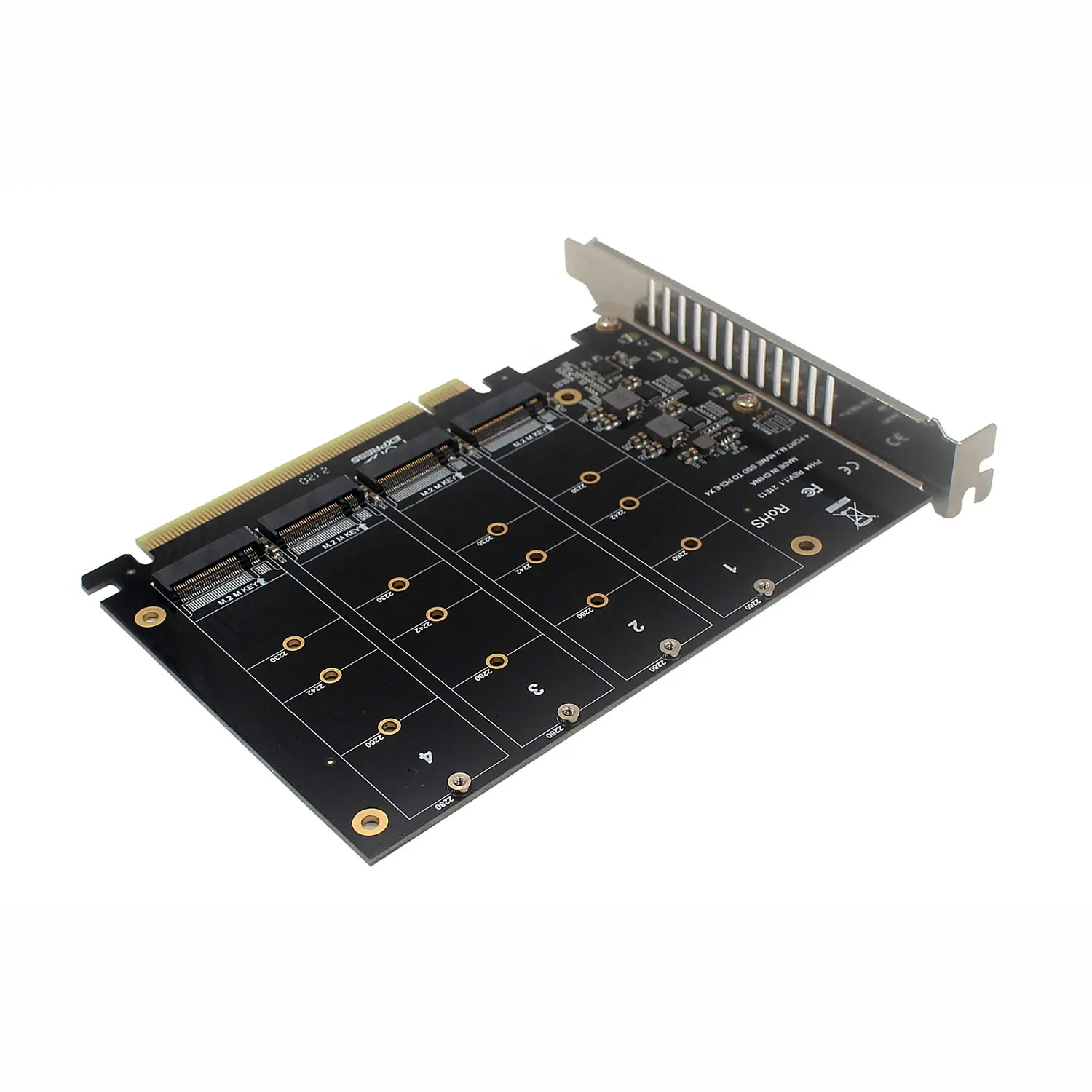 OEM Riser 16X a 16X Pci Express Pcie 3.0 Adapter 16 Pcie X16 to M.2 Nvme Extension Adapter Cable 16X Pci