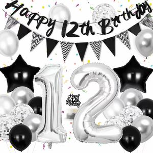 Globos de Helio Bobo de Látex y Papel de Aluminio para Cumpleaños, Graduación, Pascua, Ecológicos, Duraderos, Coloridos, Decoración para Fiestas - Product Image 1