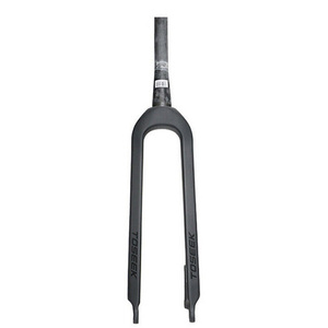 Fourche rigide en carbone conique <span class=keywords><strong>Toseek</strong></span> pour VTT 26''27.5''<span class=keywords><strong>29</strong></span>'' Fourche rigide de vélo noire Fourche de vélo - Product Image 3