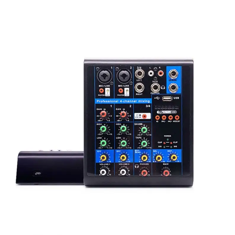 GAX-4S Professional audio video mixer Made In China