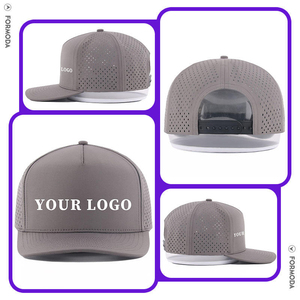 Casquette Snapback Personnalisée Respirante en Tissu Maille Imperméable pour Sports de Plein Air, Casquette de Baseball avec Logo Brodé Perforé au Laser - Product Image 6