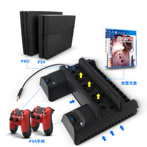 Pour <span class=keywords><strong>Playstation4</strong></span> Station de charge Muti Functional Cooling Stand Dock Base PS4 Series Accessoires de jeu - Product Image 6