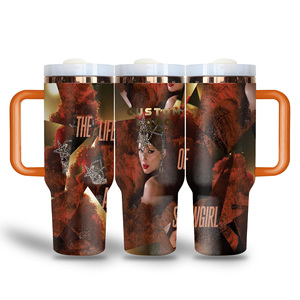 Vaso Térmico Personalizado al por Mayor <span class=keywords><strong>de</strong></span> 40 oz <span class=keywords><strong>de</strong></span> Acero Inoxidable, Nuevo Tema del <span class=keywords><strong>Álbum</strong></span> 'Life Showgirl <span class=keywords><strong>Taylor</strong></span>', Aislado al Vacío - Product Image 4