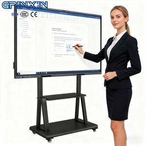 55 Inch LCD Interactive <strong>Whiteboard</strong> Android/Windows-OPS-<strong>Mini</strong> PC Dual System 4k Multi-Touch Smart Board for School/Office Meeting - Product Image 1
