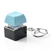 Meilleure Qualité - Porte-clés Testeur de Switch de Clavier Mécanique à 1 Bouton - Soulage le Stress - Porte-clés Anti-stress