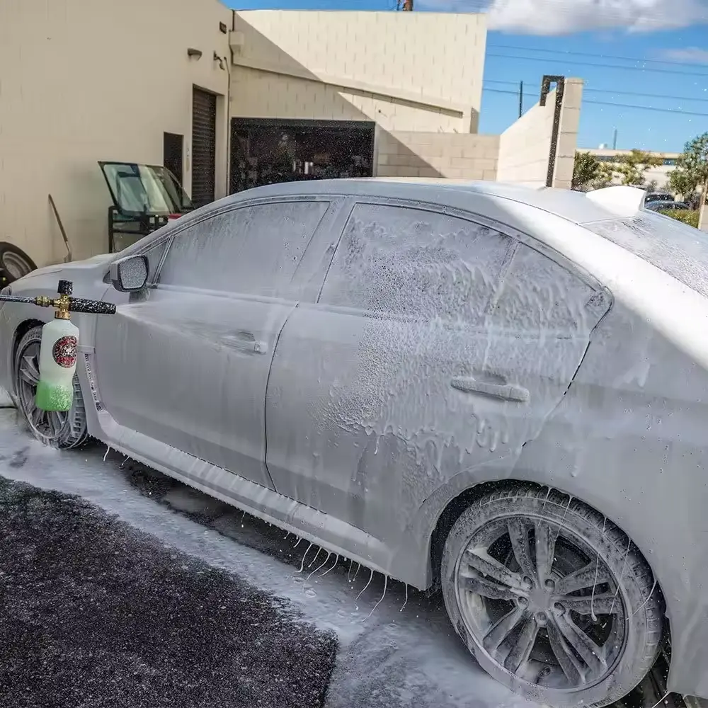ओईएम हाई फोमिंग कार वॉश और वैक्स 1 गैलन कार वॉश साबुन कार की सफाई करने वाला तरल शैम्पू