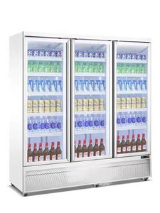 Pegatina de logotipo personalizado para congelador, congelador comercial de helados con puerta de vidrio curvado, caja de luz - Product Image 3