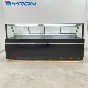 <span class=keywords><strong>ตู้</strong></span>แช่เย็นแสดงสินค้าแบบตั้งตรง 2 ประตู แบบสองอุณหภูมิ สำหรับร้านค้าปลีก/ซูเปอร์มาร์เก็ต พร้อมระบบทำความเย็นด้วยอากาศ กระจกโค้ง ท็อป<span class=keywords><strong>โต</strong></span>๊ะกระจก - Product Image 5