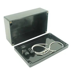 Custom Black ABS/PC IP66 Plastic Injection Wall Mounting Enclosure Network Case Terminal Boxes