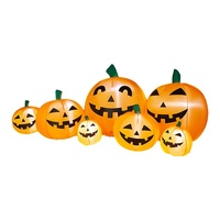 Gran oferta, lleno de infantilismo, sombrero de caramelo inflable de Halloween en murciélago de calabaza, decoraciones de Halloween, inflables al aire libre