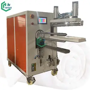 Factory Price Textiles Pillow Coiling Packing Machine Quilt Mattress Rolling Packing Machine