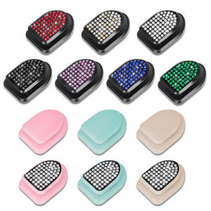 Mini crochets adhésifs pour voiture, mignons, avec strass, pour siège arrière, multifonctionnels, en cristal, imperméables, durables, pour rangement dans les véhicules - Product Image 6