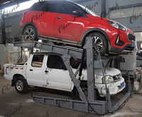 Lève-voiture hydraulique inclinable de 2,5 tonnes pour garage à plafond bas