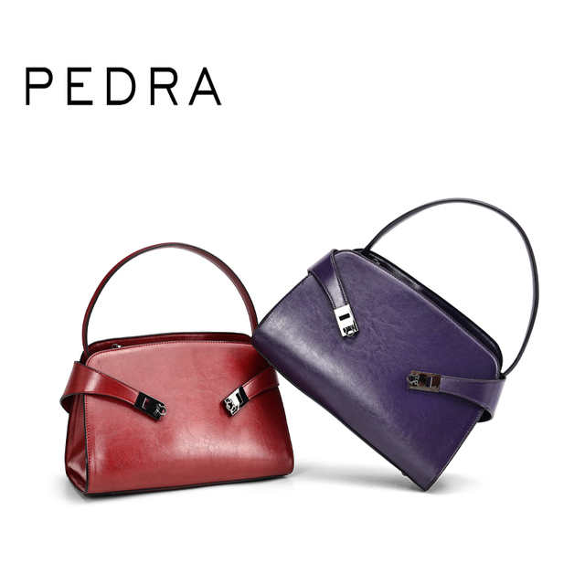 PEDRA Crossbody Designer Women'S Luxury Leather Handbags Design Your Own Purse Brands Luxury Handbag Shoulder Bag Women Leather