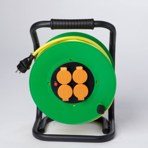 Fabricant OEM ODM, prise CEE et Schuko, plastique, cordon d'extension <span class=keywords><strong>de</strong></span> 30 m, 40 m, enrouleur <span class=keywords><strong>de</strong></span> câble <span class=keywords><strong>de</strong></span> <span class=keywords><strong>jardin</strong></span> - Product Image 1