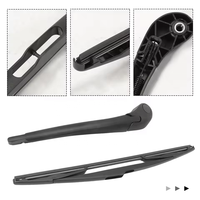 Kit de mécanisme d'essuie-glace arrière durable, bras d'essuie-glace arrière pour Renault Clio 3 2005-2014