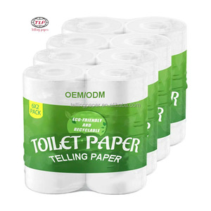 Papier toilette en vrac à prix avantageux, personnalisé, 3 plis, en gros, papier toilette en pulpe de bambou - Product Image 5