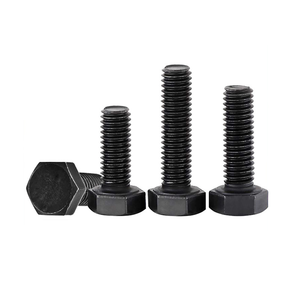 مسامير وصواميل سداسية الرأس من الفولاذ الصناعي المؤكسد الأسود DIN933/DIN931 M12/<span class=keywords><strong>M13</strong></span> فئة 8.8 - Product Image 6
