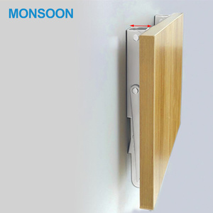 Supports d'étagère pliants en acier inoxydable robuste, table pliable, établi, bricolage, support triangulaire gain de place - Product Image 6