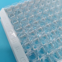 Plaques ELISA détachables à fond plat à haute absorption pour fournitures de laboratoire médicales en gros