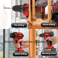 Kits combinés perceuse à percussion sans fil à batterie Li-ion 36V