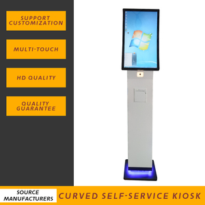 23.6 inch cong sàn đứng tự phục vụ màn hình cảm ứng kiosk bán chạy với máy quét QR & Máy in nhiệt - Product Image 5