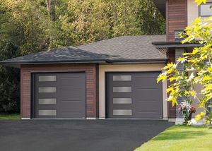 Porte de <span class=keywords><strong>garage</strong></span> Prima Friendly Welcoming, design tendance et audacieux, <span class=keywords><strong>authentique</strong></span>, de style transitionnel, à ouverture par le haut - Product Image 2