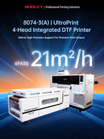 Nouvelle imprimante DTF industrielle automatique à 4 têtes de 60 cm avec carte Hoson, machine à film direct, garantie 1 an pour l'impression DIY sur t-shirts et tissus