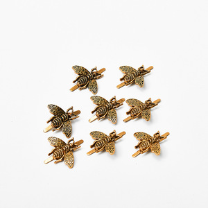 Little Bee Zinc Alloy Box Lock Antique Gold Fashion <b>Bag</b> <b>Accessories</b> For Handbag Summer 2022 - Product Image 4