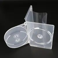 Cajas de plástico para películas DVD caso DISCO COMPACTO CD/caja de DVD casos titular