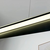 Lustre LED de luxe Springhill pour hôtel, idéal pour les espaces publics, les îlots de cuisine et au-dessus des tables à manger – Idées d'éclairage suspendu en bande