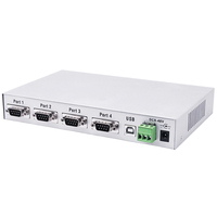 Convertidor USB a RS232 de Alta Calidad, 4 Puertos USB2.0, Protección ESD de 15KV, Compatibilidad Universal, Conector COM DB9 de 9 Pines, UT-860