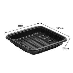 Barquette en plastique jetable pour supermarché, pour la conservation des fruits et légumes et l'emballage de chocolat/sushi - Product Image 6