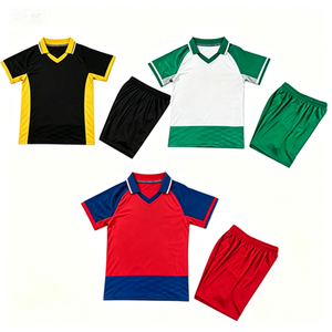 Maillot de football Haïti 2026 pour bébés garçons – Tenue de football domicile et extérieur pour enfants – Uniforme sportif d'été à manches courtes anti-bactérien - Product Image 1