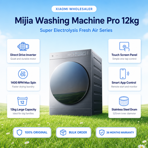 เครื่องซักผ้าแบบฝาหน้า Wholesale Washing Machine Pro 12 กก. ระบบซุปเปอร์อิเล็กโทรไลซิส ฟรีชแอร์ ไดเร็คไดรฟ์ รุ่น XQG120MJ111 - Product Image 2