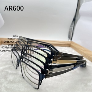AR600 독일 베를린 디자인 초박형 안경 프레임 55-18-145 렌즈 하이 38 안경 IC 스타일 남성 여성 안경 광학 - Product Image 2