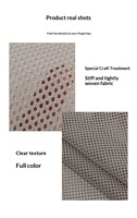 Tissu en maille tricotée chaîne 100 % polyester résistant à l'abrasion avec motifs abstraits et géométriques pour vêtements de football/soccer