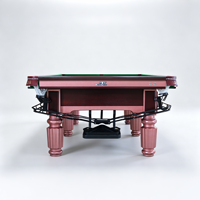 Table de billard chinoise PUSHIZHE de 9 pieds, table de billard professionnelle de tournoi standard avec retour de balles pour club