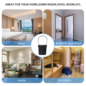 Bán Hot 115dB báo động chạm vào rung kích hoạt an ninh cửa cửa sổ báo động với xử lý - Product Image 6