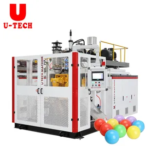 Automatische 50Mm 80Mm Hdpe Pp Plastic Baby Speelgoed Zeebal Extrusie Blaas Spuitgietmachine