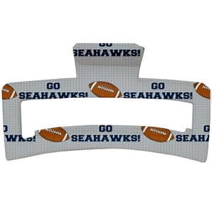 Pinza de Pelo con Diseño Personalizado de Alta Calidad al por Mayor para los <span class=keywords><strong>Seattle</strong></span> Seahawks, Accesorio Promocional para Uso Diario y Fiestas - Product Image 5