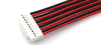 Câble adaptateur automobile JST XH XHB XHS 2,54 mm 5 broches 14 broches en cuivre pur PVC, connecteurs mâles à extrémités ouvertes 16-26AWG