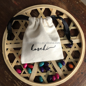 ถุงผ้าฝ้ายขนาดเล็กและใหญ่แบบกำหนดเองสำหรับบรรจุของขวัญ - Product Image 3
