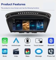 8.8 \ "8-Core BMW5 Series E60 2003-2010 CarPlay Audio GPS Navigation Radio Écran Tactile CCC CIC Aftermarket Head Unit DSP Fonction