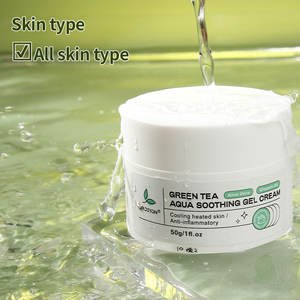 Crema facial orgánica natural personalizada, rejuvenecedora de la piel, blanqueadora, nutritiva, hidratante, crema de Gel de té Peeling - Product Image 3