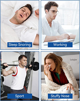 Bandes nasales personnalisées avec logo pour dormir, solution anti-ronflement pour une meilleure respiration, soulagement de la congestion nasale, dispositif anti-ronflement